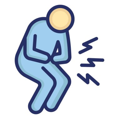 Kolayca değiştirilebilen ya da düzenlenebilen bitkin Vektör Simgesi