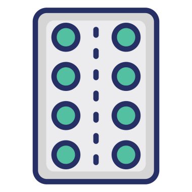 Kolayca değiştirilebilen ya da düzenlenebilen izole edilmiş vektör simgesi