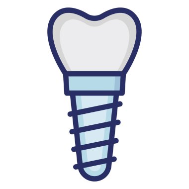 Kolayca değiştirilebilen ya da düzenlenebilen Dişçi İzole Vektör Simgesi