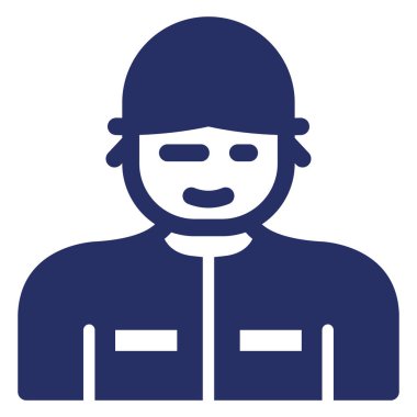 Cerrah İzole Vektör Simgesi Kolayca değiştirilebilir veya düzenlenebilir