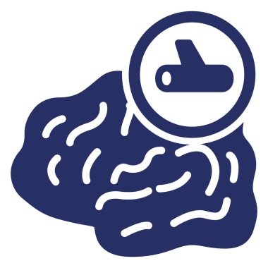 Kolayca değiştirilebilen veya düzenlenebilen kan izole edilmiş Vektör Simgesi