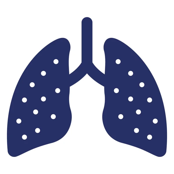 Lung Isolated Векторна Піктограма Яку Можна Легко Змінити Або Змінити — стоковий вектор