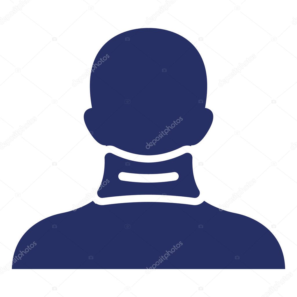 Neckband Isolated Vector Icon that can be easily modified or edit