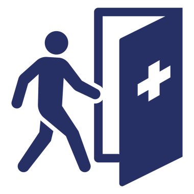 Kolayca değiştirilebilen ya da düzenlenebilen Klinik İzole Vektör Simgesi