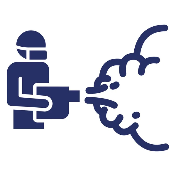 Dengue Spray Isolated Vector Icon Can Easily Modified Edit — Stock Vector