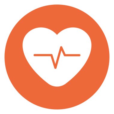 Kolayca değiştirilebilen veya düzenlenebilen kardiyo izole edilmiş Vektör Simgesi