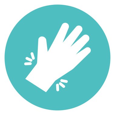 Kolayca değiştirilebilen veya düzenlenebilen eklem iltihabı izole edilmiş Vektör Simgesi