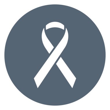  Farkındalık kurdelesi Kolayca değiştirilebilir veya düzenlenebilir Vektör Simgesi