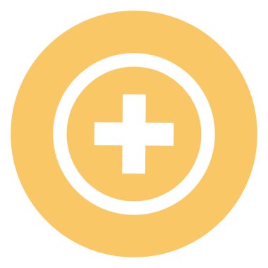 Kolayca değiştirilebilen ya da düzenlenebilen acil durum vektör simgesi