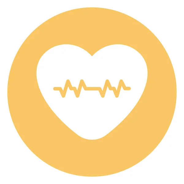 Arrhythmia Isolated Vector Icon Can Easily Modified Edit — Stock Vector