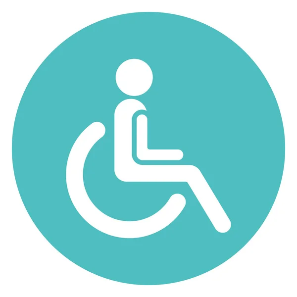 Handicap Isolated Vector Icon Que Pode Ser Facilmente Modificado Editar — Vetor de Stock