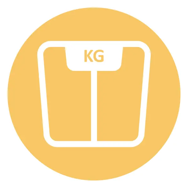 Weight Scale Isolated Vector Icon Can Easily Modified Edit — 스톡 벡터