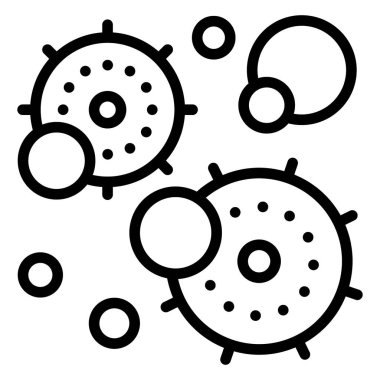 Kolayca değiştirilebilen ya da düzenlenebilen izole edilmiş vektör simgesi