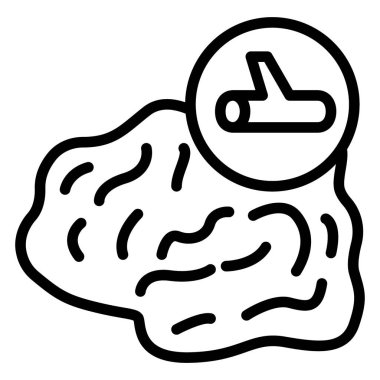 Kolayca değiştirilebilen veya düzenlenebilen kan izole edilmiş Vektör Simgesi