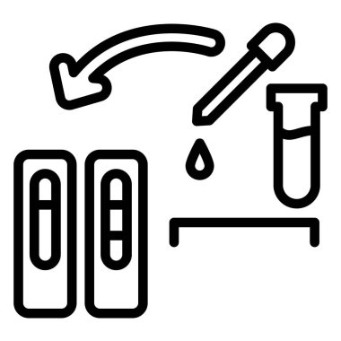 Kolayca değiştirilebilen ya da düzenlenebilen antijen izole edilmiş Vektör Simgesi