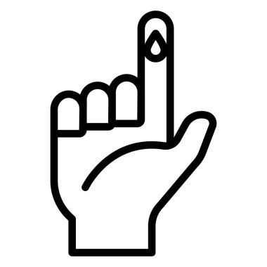 Kanayan İzole Vektör Simgesi Kolayca değiştirilebilir veya düzenlenebilir