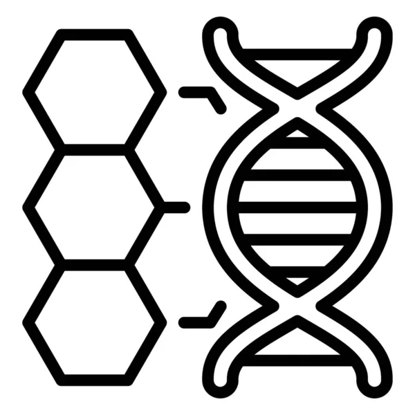 Dna Analysis Isolated Vector Icon Can Easily Modified Edit — Stock Vector