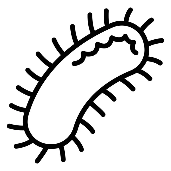 Bacteria Isolated Vector Icon Can Easily Modified Edit — Stock Vector