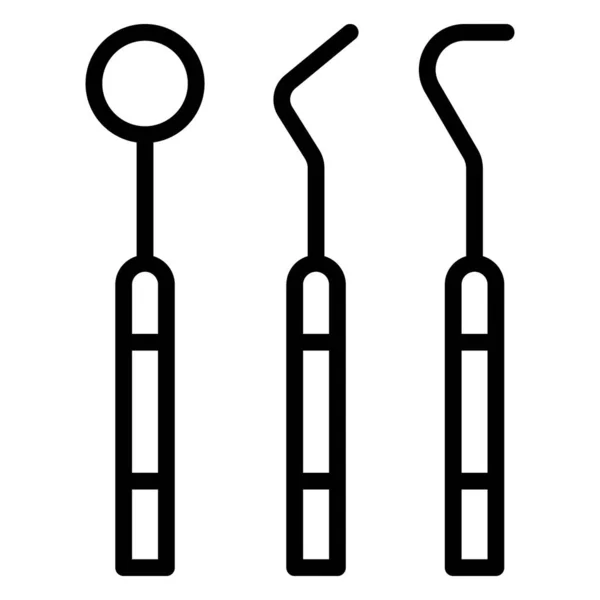 Pince Dentaire Icône Vectorielle Isolée Qui Peut Être Facilement Modifiée — Image vectorielle