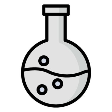 Kolayca değiştirilebilen ya da düzenlenebilen şişe izole edilmiş vektör simgesi