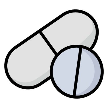 Kolayca değiştirilebilen veya düzenlenebilen izole edilmiş vektör simgesi