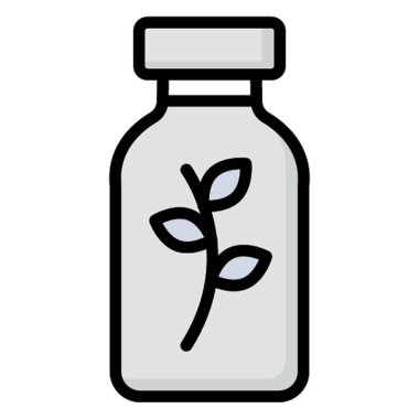 Botanik Deneyi İzole Vektör simgesi Kolayca değiştirilebilir veya düzenlenebilir