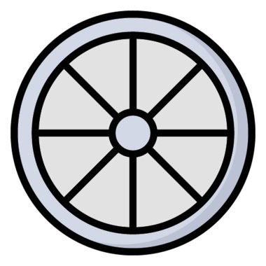 Kolayca değiştirilebilen veya düzenlenebilen Donut izole edilmiş Vektör simgesi