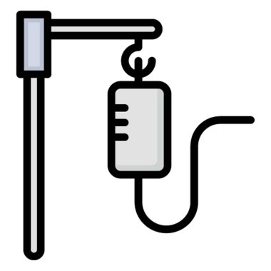 Kan Transfüzyonu İzole Vektör simgesi Kolayca değiştirilebilir veya düzenlenebilir