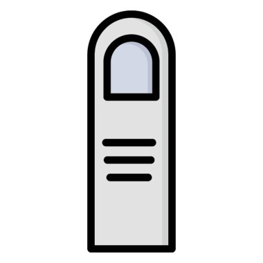 Kolayca değiştirilebilen ya da düzenlenebilen Parmaklanmış Vektör simgesi