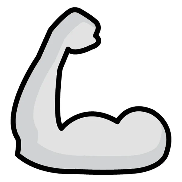 Bicep Isolated Vector Icoon Die Gemakkelijk Kan Worden Gewijzigd Bewerkt — Stockvector