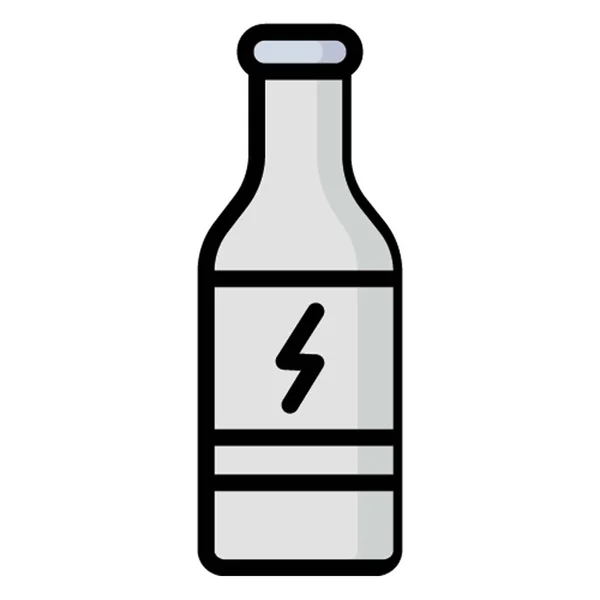 Water Bottle Isolated Vector Icon Which Can Easily Modified Edit — 스톡 벡터