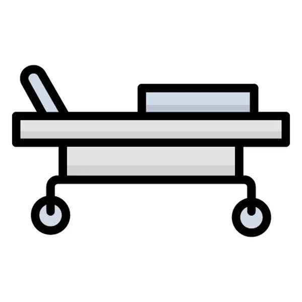 Stretcher Isolated Vector Icon Which Can Easily Modified Edit — Stock Vector