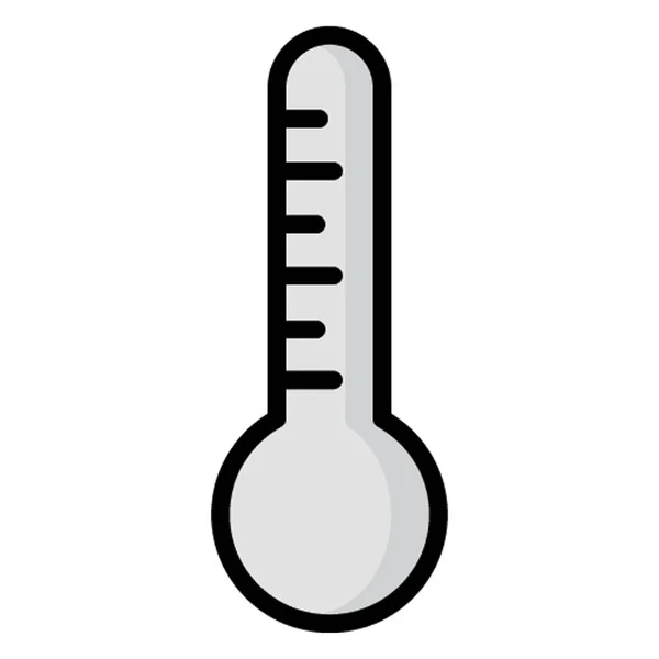 Isolation Thermomètre Icône Vectorielle Qui Peut Être Facilement Modifiée Éditée — Image vectorielle