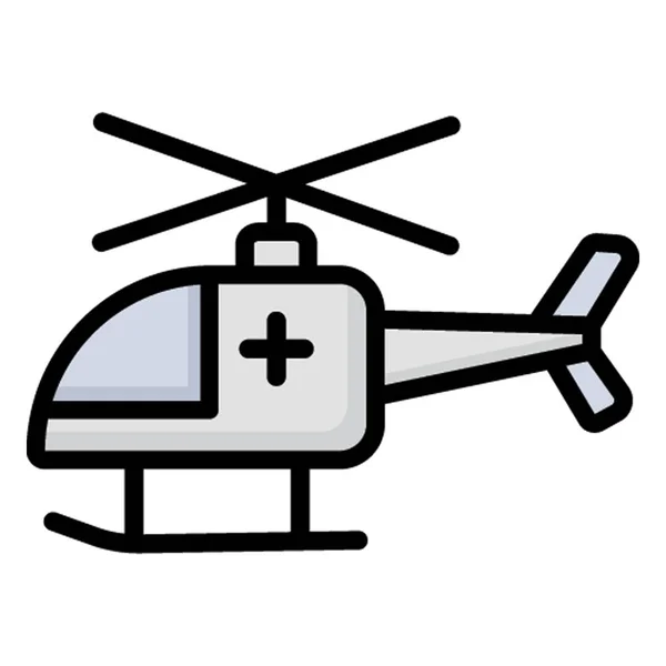 Air Ambulance Isolated Vector Icon Which Can Easily Modified Edit — Stock Vector