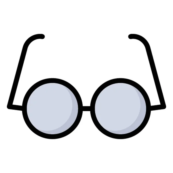 Brille Isoliertes Vektorsymbol Das Leicht Geändert Oder Bearbeitet Werden Kann — Stockvektor