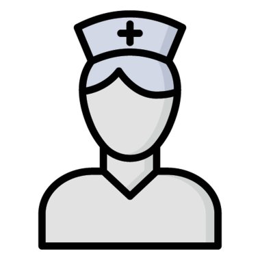 Kolayca değiştirilebilen ya da düzenlenebilen Doktor İzole Vektör simgesi