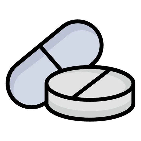 Medicine Isolated Vector Icon Which Can Easily Modified Edit — Stock Vector