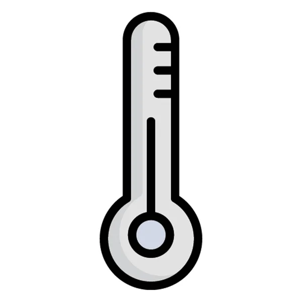 Thermometer Isolated Vector Icon Which Can Easily Modified Edit — Stock Vector