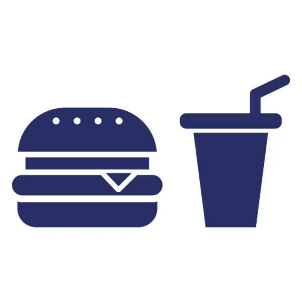 Unhealthy Food Isolated Vector Ícone Que Pode Ser Facilmente Modificado — Vetor de Stock