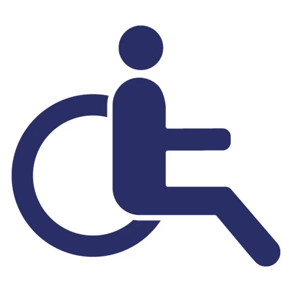 Icono Vector Aislado Para Discapacitados Que Puede Modificar Editar Fácilmente — Archivo Imágenes Vectoriales