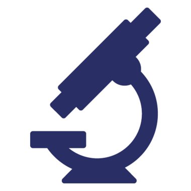 Kolayca değiştirilebilen ya da düzenlenebilen mikroskop izole edilmiş Vektör simgesi