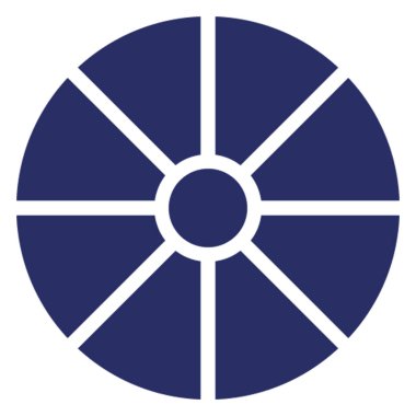 Kolayca değiştirilebilen veya düzenlenebilen Donut izole edilmiş Vektör simgesi