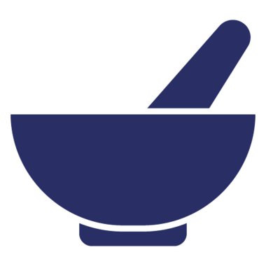 Havan ve Pestle Kolayca değiştirilebilir veya düzenlenebilir Vektör simgesi