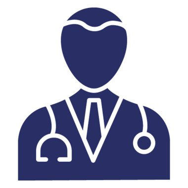 Kolayca değiştirilebilen ya da düzenlenebilen Doktor İzole Vektör simgesi