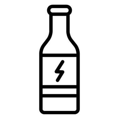 Su Şişesi İzole Vektör simgesi Kolayca değiştirilebilir veya düzenlenebilir