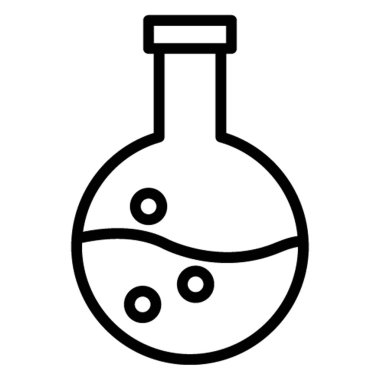 Kolayca değiştirilebilen ya da düzenlenebilen şişe izole edilmiş vektör simgesi