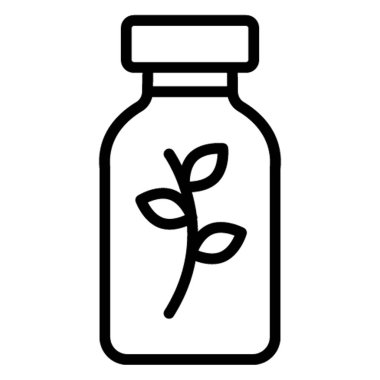 Botanik Deneyi İzole Vektör simgesi Kolayca değiştirilebilir veya düzenlenebilir