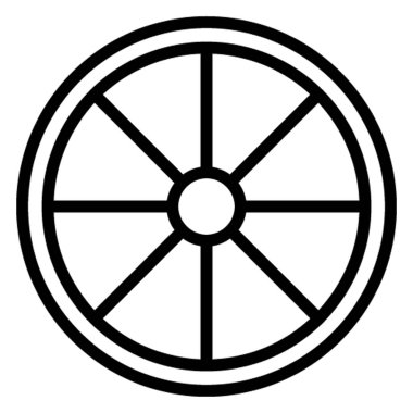 Kolayca değiştirilebilen veya düzenlenebilen Donut izole edilmiş Vektör simgesi