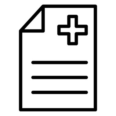 Kolayca değiştirilebilen veya düzenlenebilen reçetelenmiş Vektör simgesi