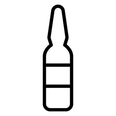 Enjeksiyon Viyal izole Vektör simgesi kolayca değiştirilebilir veya düzenlenebilir